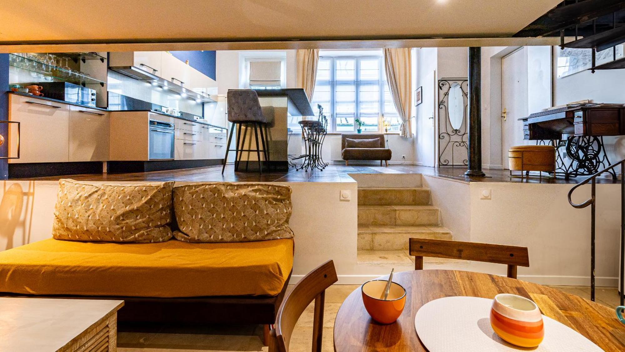Le Chouette Loft Apartment Дижон Екстериор снимка